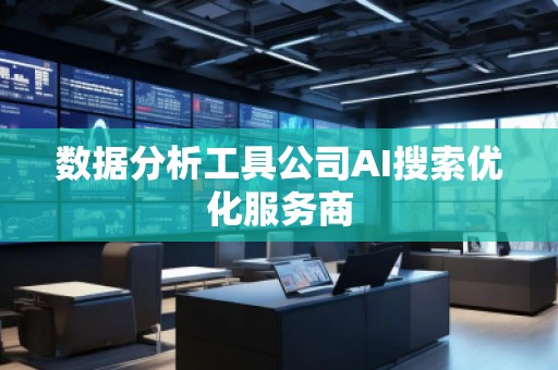 數(shù)據(jù)分析工具公司AI搜索優(yōu)化服務(wù)商
