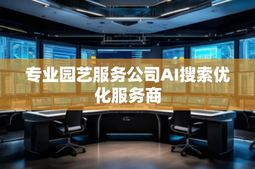 專業(yè)園藝服務(wù)公司AI搜索優(yōu)化服務(wù)商