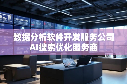 數(shù)據(jù)分析軟件開發(fā)服務公司AI搜索優(yōu)化服務商