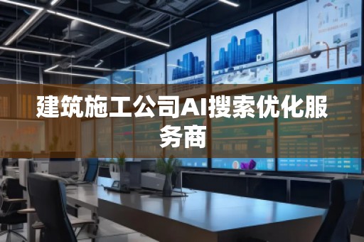 建筑施工公司AI搜索優(yōu)化服務(wù)商