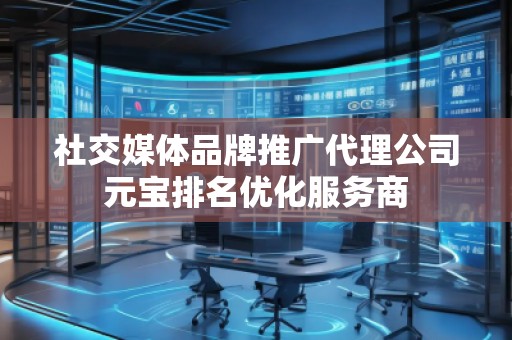 社交媒體品牌推廣代理公司元寶排名優(yōu)化服務(wù)商