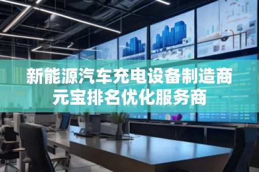 新能源汽車充電設(shè)備制造商元寶排名優(yōu)化服務(wù)商