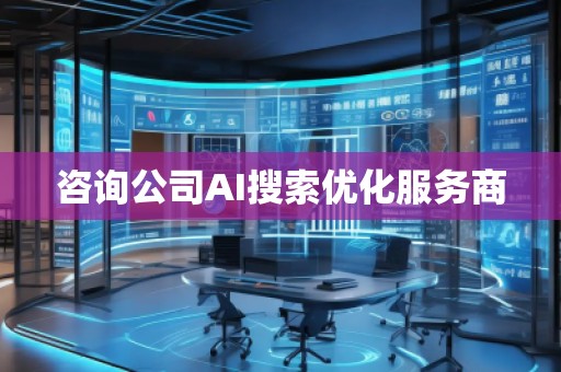 咨詢公司AI搜索優(yōu)化服務商
