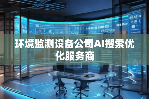 環(huán)境監(jiān)測設備公司AI搜索優(yōu)化服務商