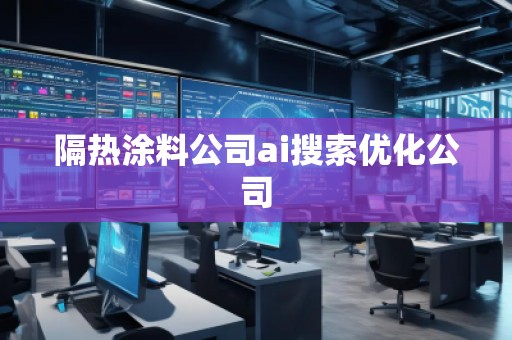 隔熱涂料公司ai搜索優(yōu)化公司