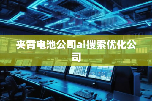 夾背電池公司ai搜索優(yōu)化公司