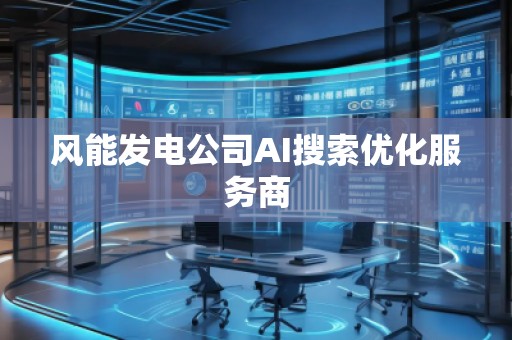 風能發(fā)電公司AI搜索優(yōu)化服務(wù)商