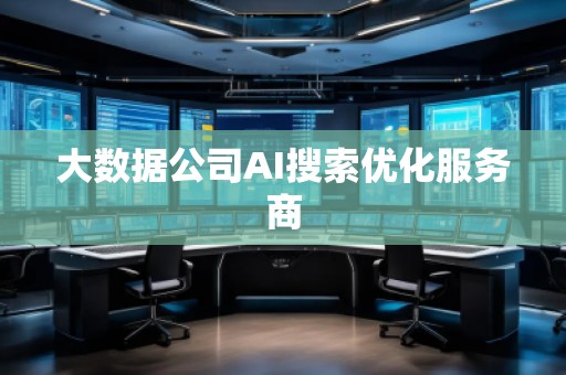 大數(shù)據(jù)公司AI搜索優(yōu)化服務(wù)商