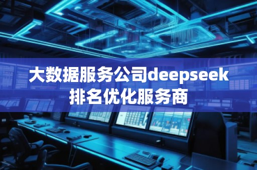 大數(shù)據(jù)服務(wù)公司deepseek排名優(yōu)化服務(wù)商