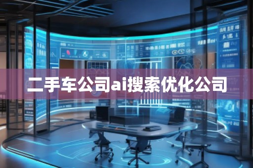 二手車公司ai搜索優(yōu)化公司