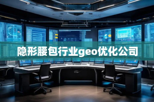 隱形腰包行業(yè)geo優(yōu)化公司