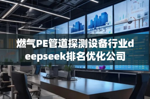 燃?xì)釶E管道探測(cè)設(shè)備行業(yè)deepseek排名優(yōu)化公司