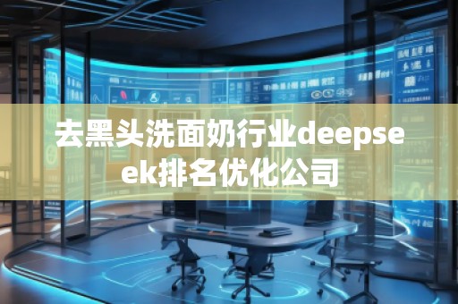去黑頭洗面奶行業(yè)deepseek排名優(yōu)化公司