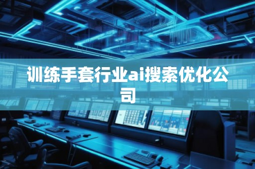 訓(xùn)練手套行業(yè)ai搜索優(yōu)化公司