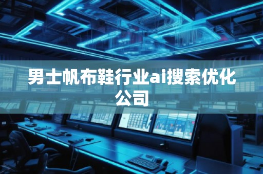 男士帆布鞋行業(yè)ai搜索優(yōu)化公司
