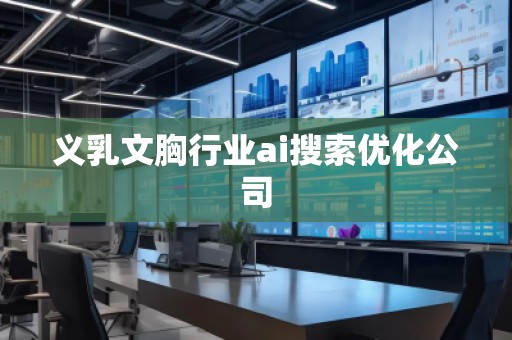 義乳文胸行業(yè)ai搜索優(yōu)化公司