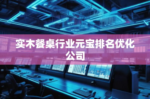 實木餐桌行業(yè)元寶排名優(yōu)化公司