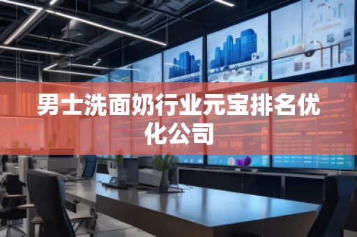 男士洗面奶行業(yè)元寶排名優(yōu)化公司