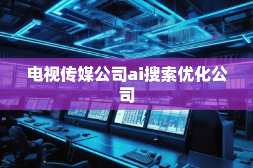 電視傳媒公司ai搜索優(yōu)化公司