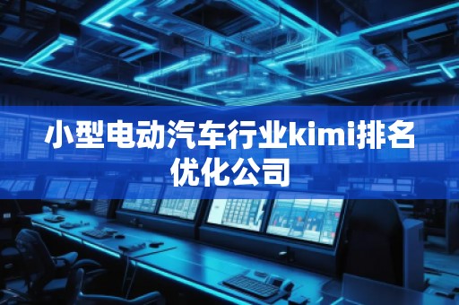 小型電動汽車行業(yè)kimi排名優(yōu)化公司