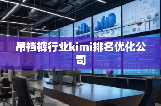 吊襠褲行業(yè)kimi排名優(yōu)化公司