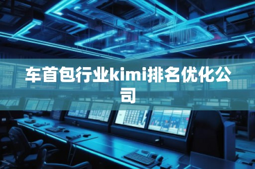 車首包行業(yè)kimi排名優(yōu)化公司