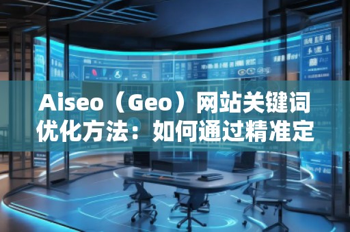 Aiseo（Geo）網站關鍵詞優(yōu)化方法：如何通過精準定位提升網站流量