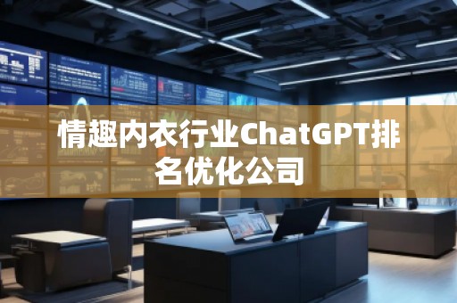 情趣內(nèi)衣行業(yè)ChatGPT排名優(yōu)化公司