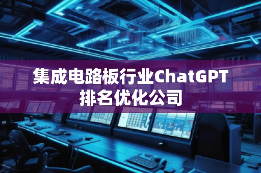 集成電路板行業(yè)ChatGPT排名優(yōu)化公司