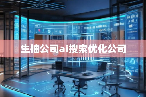 生抽公司ai搜索優(yōu)化公司