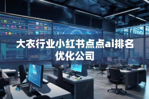 大衣行業(yè)小紅書點(diǎn)點(diǎn)ai排名優(yōu)化公司