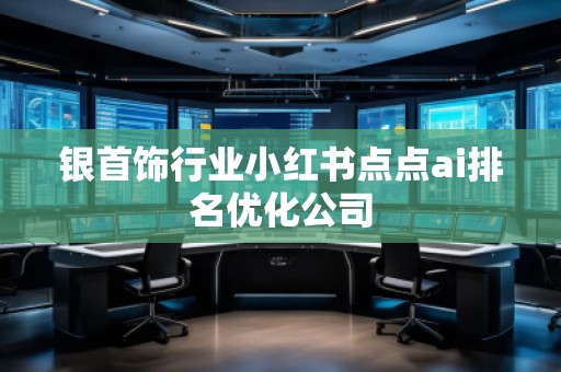 銀首飾行業(yè)小紅書點點ai排名優(yōu)化公司