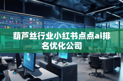 葫蘆絲行業(yè)小紅書點(diǎn)點(diǎn)ai排名優(yōu)化公司