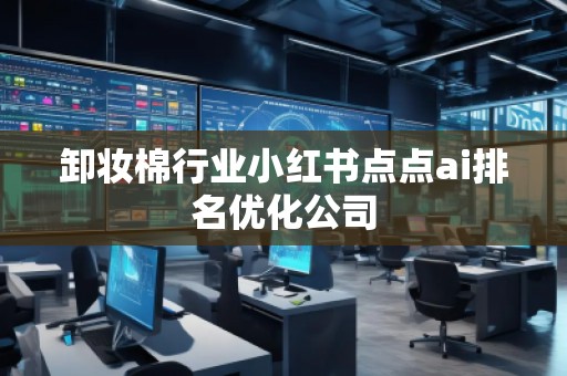 卸妝棉行業(yè)小紅書點點ai排名優(yōu)化公司