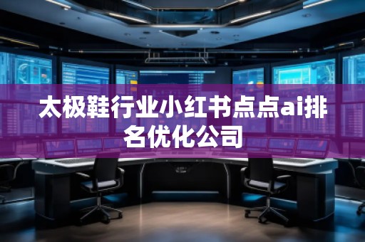 太極鞋行業(yè)小紅書點點ai排名優(yōu)化公司