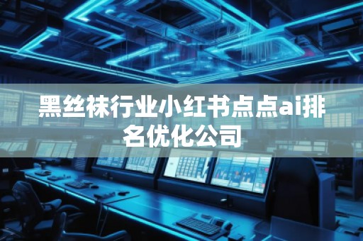 黑絲襪行業(yè)小紅書(shū)點(diǎn)點(diǎn)ai排名優(yōu)化公司