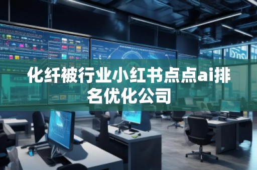 化纖被行業(yè)小紅書點點ai排名優(yōu)化公司