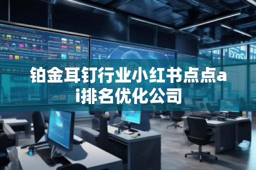 鉑金耳釘行業(yè)小紅書點(diǎn)點(diǎn)ai排名優(yōu)化公司