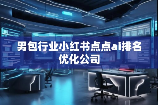 男包行業(yè)小紅書點點ai排名優(yōu)化公司