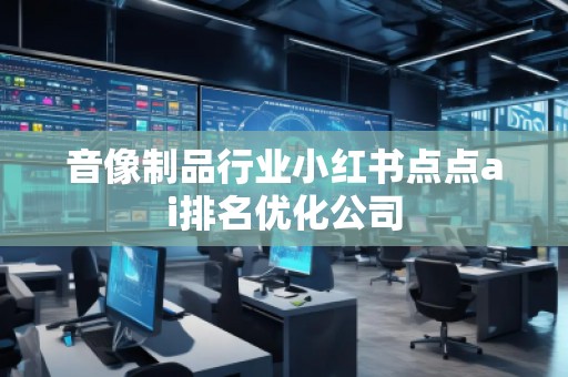 音像制品行業(yè)小紅書點(diǎn)點(diǎn)ai排名優(yōu)化公司