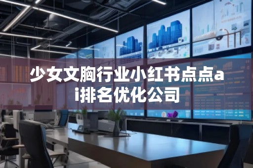 少女文胸行業(yè)小紅書(shū)點(diǎn)點(diǎn)ai排名優(yōu)化公司
