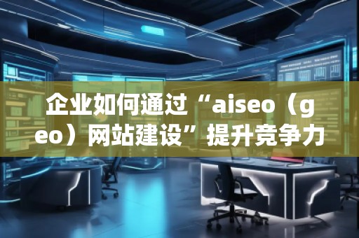 企業(yè)如何通過“aiseo（geo）網(wǎng)站建設”提升競爭力