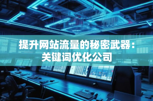 提升網(wǎng)站流量的秘密武器：關鍵詞優(yōu)化公司