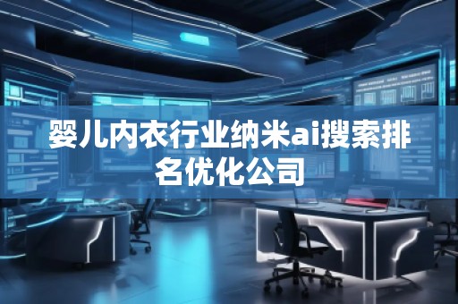嬰兒內(nèi)衣行業(yè)納米ai搜索排名優(yōu)化公司