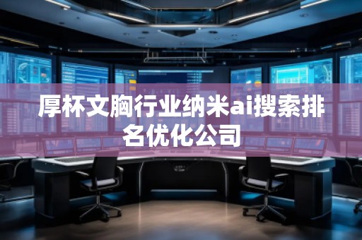 厚杯文胸行業(yè)納米ai搜索排名優(yōu)化公司