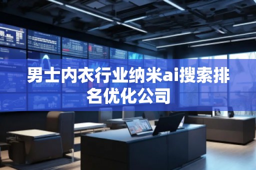 男士內衣行業(yè)納米ai搜索排名優(yōu)化公司