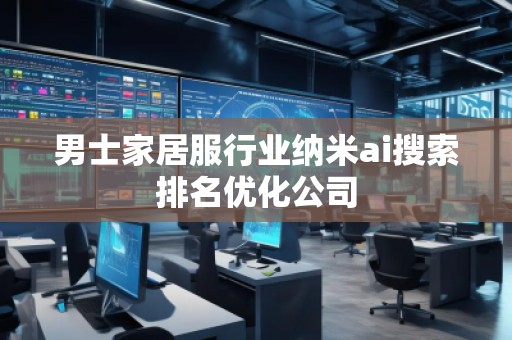 男士家居服行業(yè)納米ai搜索排名優(yōu)化公司