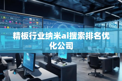 精板行業(yè)納米ai搜索排名優(yōu)化公司