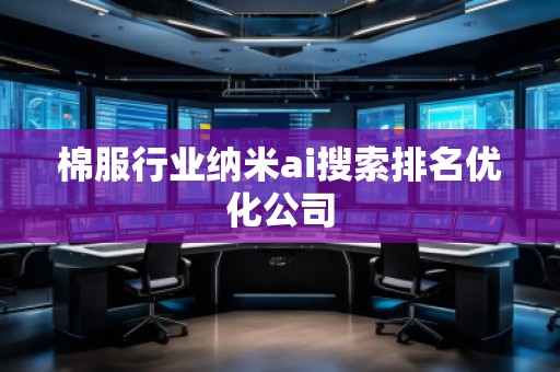 棉服行業(yè)納米ai搜索排名優(yōu)化公司