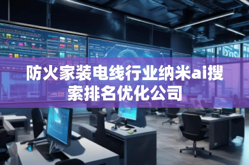 防火家裝電線行業(yè)納米ai搜索排名優(yōu)化公司